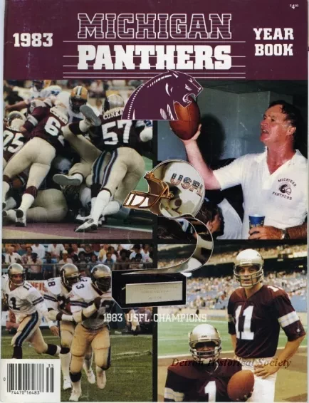 Yearbook - 1983 Michigan Panthers Yearbook