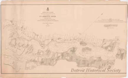 Chart, Navigational - St. Lawrence River, Detail Sheet No. 6,
From Galop Rapids to Point Iroquois