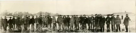 Print, Photographic - Detroit Curling Club Guests of H.E. Dodge - Grosse Pt. Jan. 15th 1916.