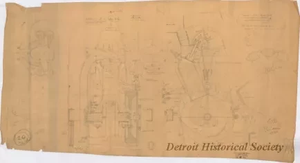 Drawing,Technical - Layout 2F [Cyclecar engine]