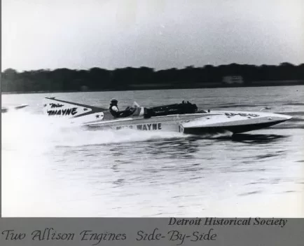 Print, Photographic - Two Allison Engines Side-By-Side