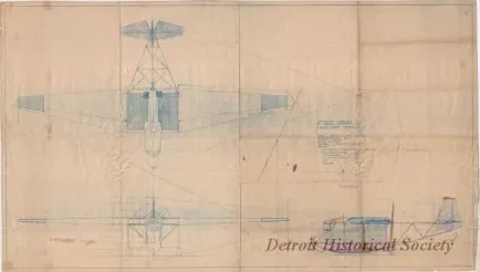 Blueprint - Stout Model 11,
2 Place Cabin Monoplane