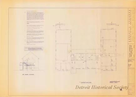 Blueprint - Detroit Residential Manpower Center
Fort Wayne, Detroit, Michigan