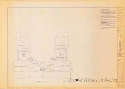 Blueprint - Detroit Residential Manpower Center
Fort Wayne, Detroit, Michigan