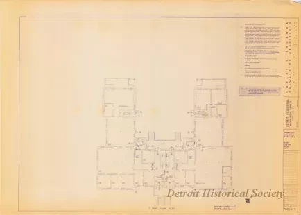 Blueprint - Detroit Residential Manpower Center
Fort Wayne, Detroit, Michigan