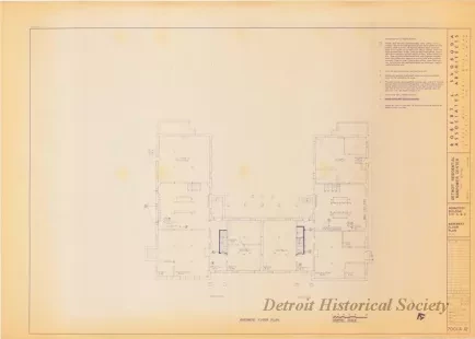 Blueprint - Detroit Residential Manpower Center
Fort Wayne, Detroit, Michigan