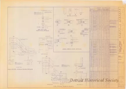 Blueprint - Detroit Residential Manpower Center
Fort Wayne, Detroit, Michigan