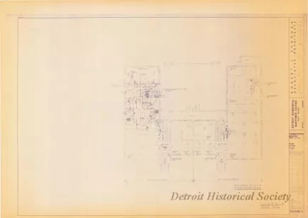 Blueprint - Detroit Residential Manpower Center
Fort Wayne, Detroit, Michigan