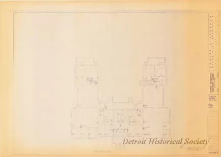 Blueprint - Detroit Residential Manpower Center
Fort Wayne, Detroit, Michigan
