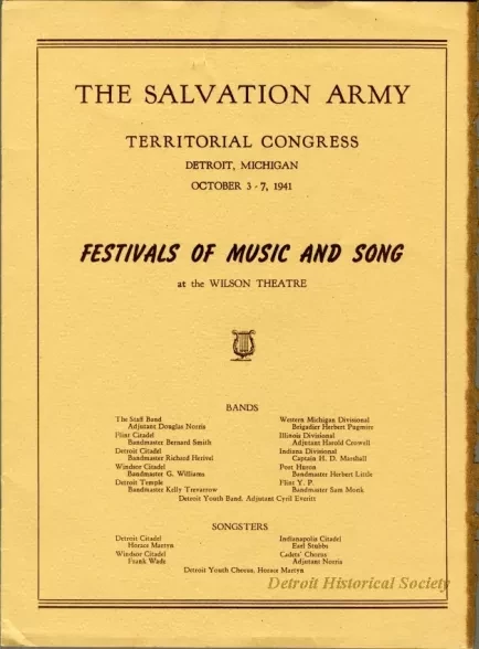 Program, Concert