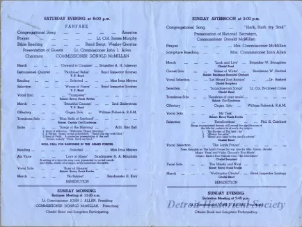 Program, Concert