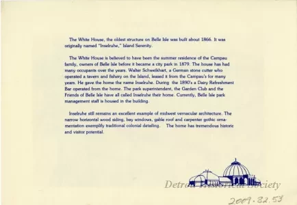 Card, Documentary - The White House