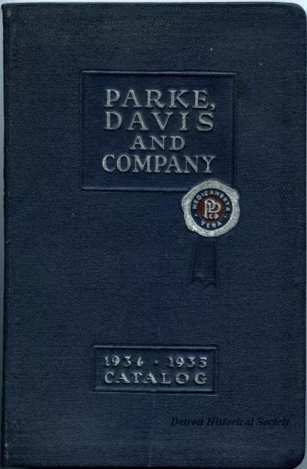 Book - Complete Catalog of the Products of the Laboratories of Parke, Davis & Co.