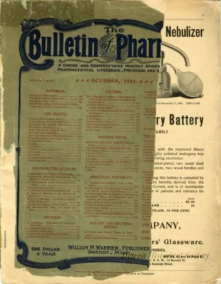 Bulletin - The Bulletin of Pharmacy Vol. XVII, No. 10
