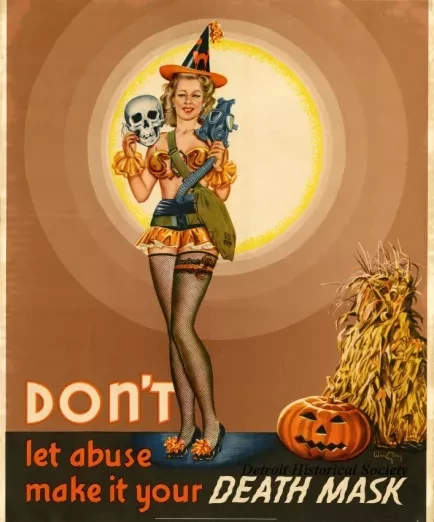 Poster - DON'T let abuse make it your Death Mask