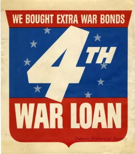 Poster - We Bought Extra War Bonds, 4th War Loan