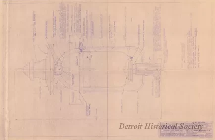 Blueprint - Fort Wayne Luminaire,
Fort Wayne Historical Museum,
Detroit, Michigan