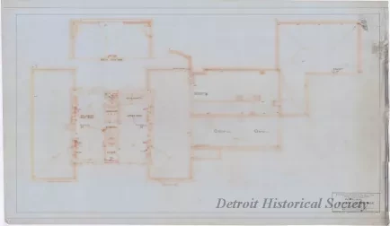 Drawing, Architectural - Residence of Roy Chapin, Esq., Grosse Pointe Farms, Michigan,
Record Map of Mechanical Equipment