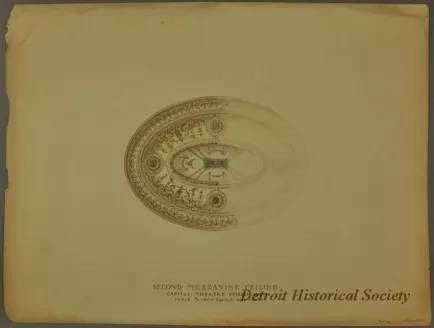 Drawing, Architectural - Second Mezzanine Ceiling