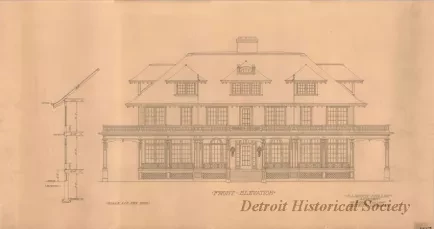 Drawing, Architectural - Rusch House
