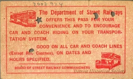 Ticket, Transportation