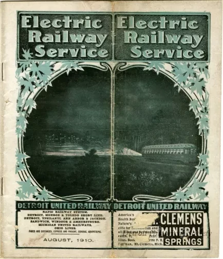 Schedule - Official Electric Railway Guide, Vol. 10, No. 8