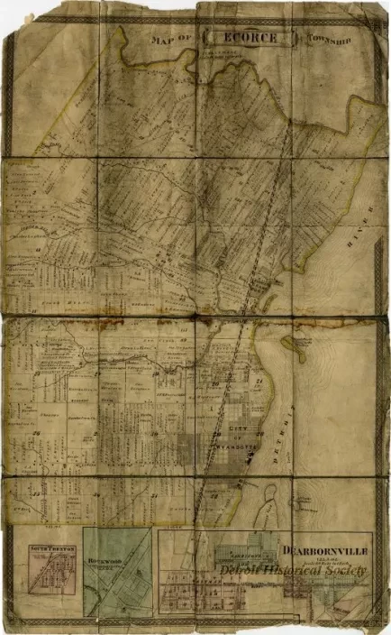 Map - Map of Ecorce Township