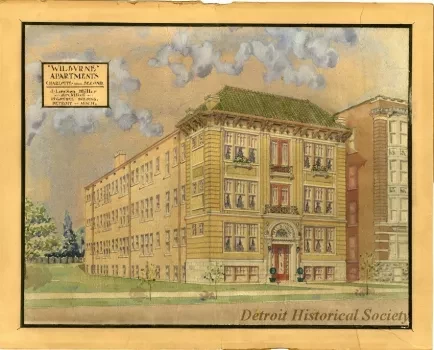 Painting - "Wilburne" Apartments
