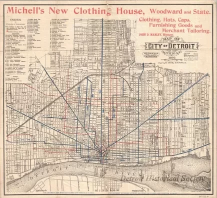 Map - Map of the City of Detroit