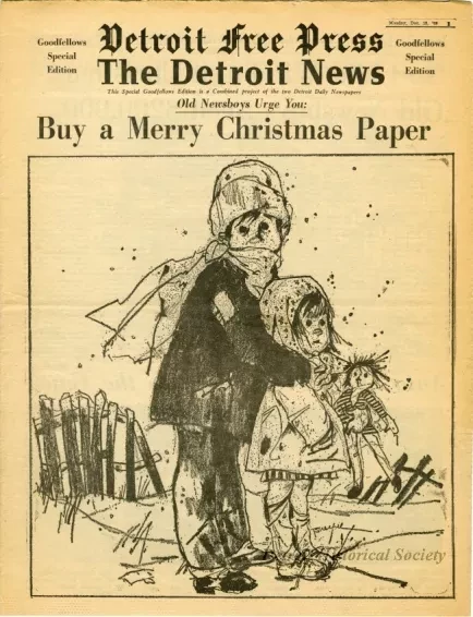 Newspaper - Detroit Free Press/The Detroit News, Goodfellows Special Edition, Monday, December 15, 1969