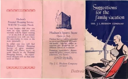 Brochure - Suggestions for the Family Vacation