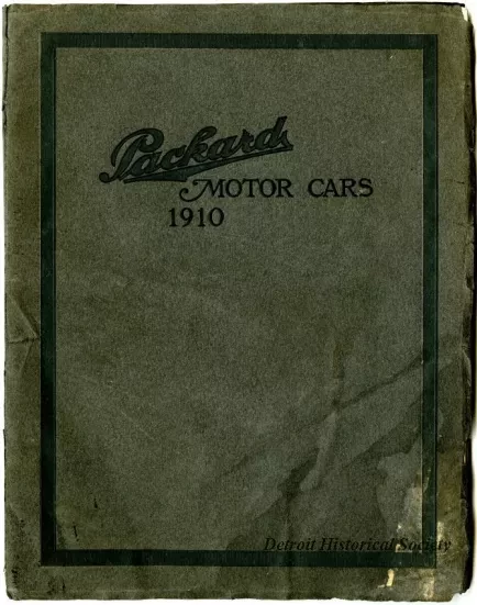 Catalog - Packard Motor Cars 1910
