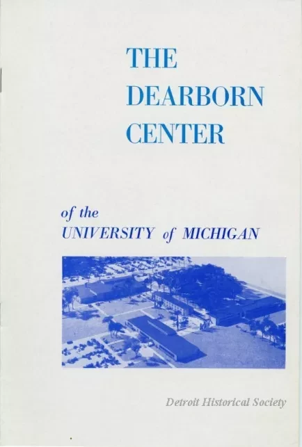 Booklet - The Dearborn Center