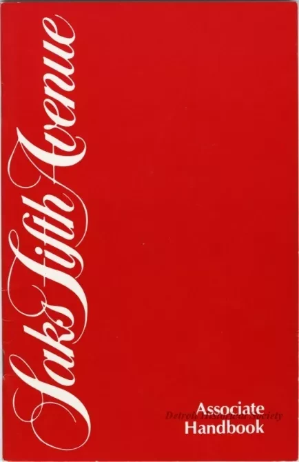 Manual, Employee - Saks Fifth Avenue Associate Handbook