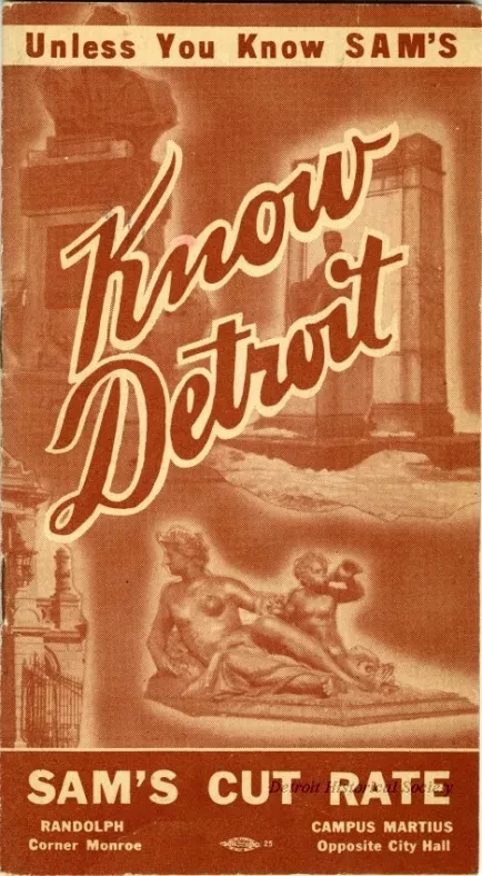 Booklet - Unless You Know Sam's, Know Detroit