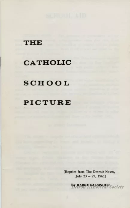 Booklet - The Catholic School Picture