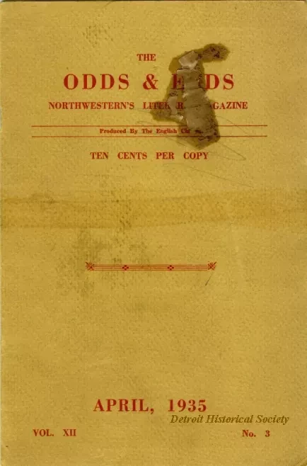 Magazine - The Odds & Ends, Vol. XII, No. 3, April 1935