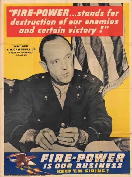 Poster - Fire-Power...stands for destruction of our enemies and certain victory!