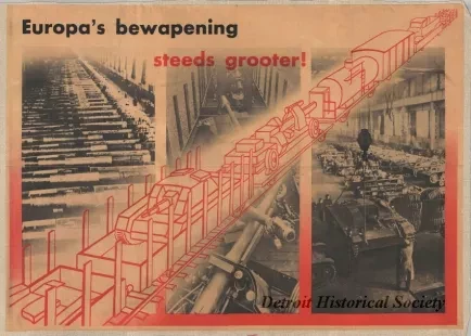 Poster - Europa's bewapening steeds grooter!
[Europe's weapons always greater!]