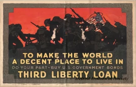 Poster - To Make The World A Decent Place To Live In, 
Do Your Part - Buy U.S. Government Bonds, Third Liberty Loan