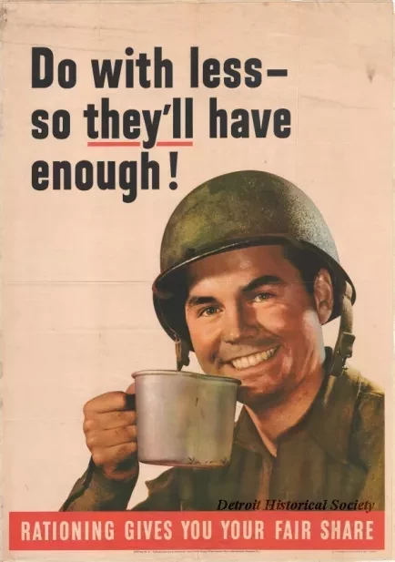 Poster - Do with less - so they'll have enough!
Rationing Gives You Your Fair Share