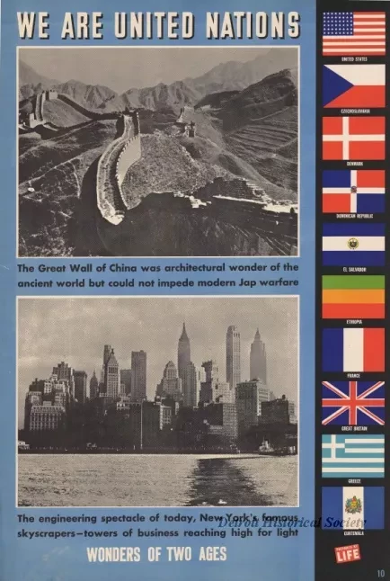 Poster - We Are United Nations - Wonders of Two Ages