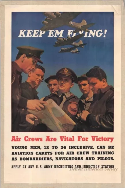 Poster - Keep 'Em Flying!
Air Crews Are Vital For Victory