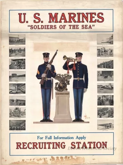 Poster - U. S. Marines Soldiers of the Sea