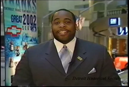 VHS - Mayor Kilpatrick's Farewell to Athenia Harris
TRT :00:38 secs.
© 2003 Detroit Cable Commission