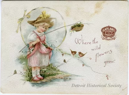 Card, Trade - Where the wild flowers grow