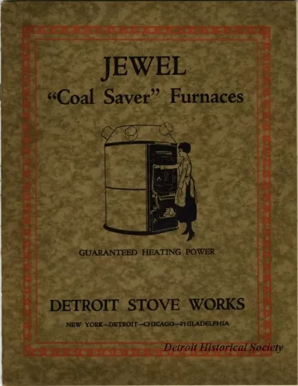 Catalog - Jewel Coal Saver Warm Air Furnaces, Catalog No. 126