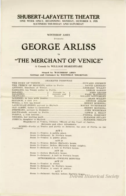 Program, Theater