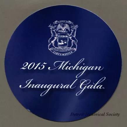 Coaster - 2015 Michigan Inaugural Gala