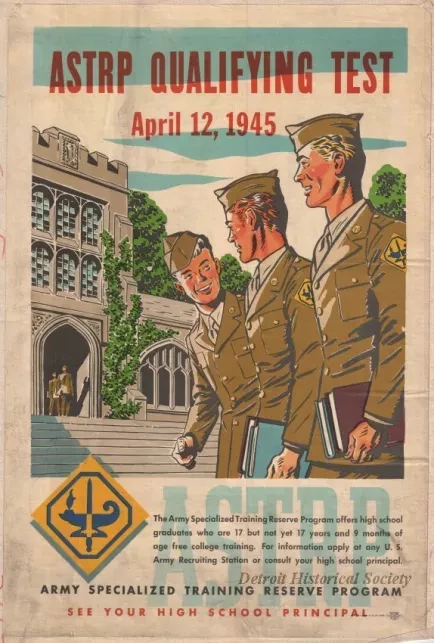 Poster - ASTRP Qualifying Test
April 12, 1945